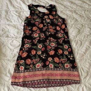 Black Floral Dress